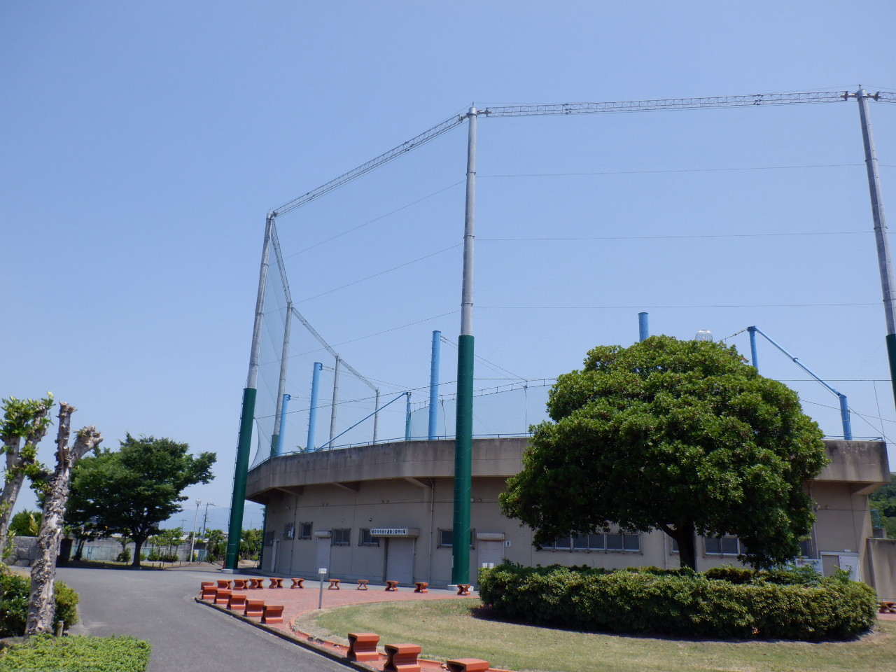 観音寺市総合公園野球場 香川県 グランド防球の施工事例 大日エンジニアリング株式会社